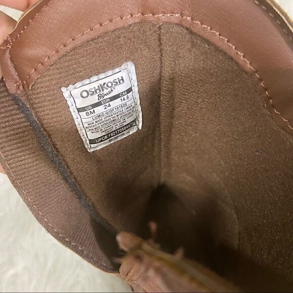 Osh Kosh browm winter and fall boots 8 girl - Picture 8 of 16